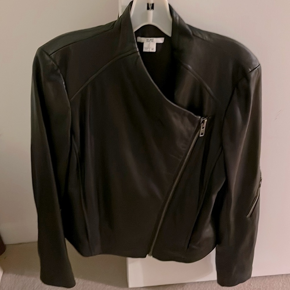 Helmut Lang size M black leather